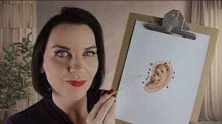 ASMR Ear Seeds ear inspection cleaning and ear seed placement [upl. by Nosremaj861]