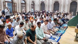 AZAN amp NAMAZ E MAGRIB ISHA KHOJA SHIA ISHNA ASHARI JAMA MASJID DONGRI MUMBAI INDIA 6 31 PM [upl. by Esorlatsyrc]