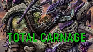 Tyranids Vs Orks  Octarius War Explained  Warhammer 40K Lore [upl. by Tehr]