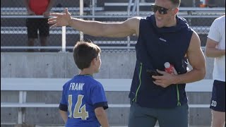 Four Montana State football alums in the NFL put on Youth Combine at Bozeman High [upl. by Serrano]