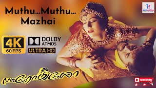 Muthu muthu Mazhai 4k 60 fps Video Song  Mr Romeo  Prabhudeva  Shilpa Shetty  A R Rahman [upl. by Hplodnar]