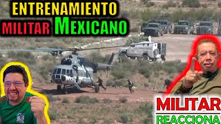 MILITAR COLOMBIANO reacción al Adiestramiento MEXICANO de la GUARDIA NACIONAL contra los cárteles [upl. by Deibel]