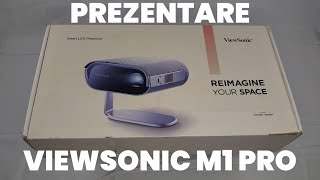 ViewSonic Portable Smart LED Projector M1 Pro  Prezentare  MovieNewsro [upl. by Kilroy686]