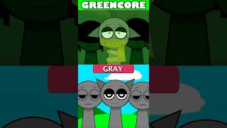 New sounds Incredibox Sprunki GREENCORE MOD🤢⚠️ VS Original HAPPY VERSION 😭 [upl. by Bertina286]