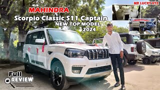 NEW SCORPIO CLASSIC S11 CAPTAIN SEAT  Top model 2024  full review scorpio [upl. by Anurag707]