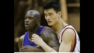 Yao vs Shaq PART 1 Los Angeles Lakers at Houston Rockets January 17 2003 [upl. by Chiles]