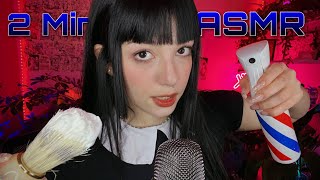 ASMR RÁPIDO 💈 BARBEARIA EM 2 MINUTOS PRA VOCÊ RELAXAR 💆‍♂️ [upl. by Hnim275]