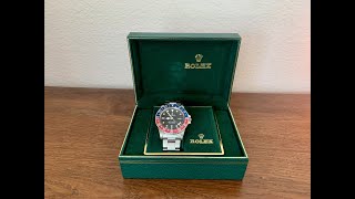 Rolex GMTMaster 16750 Unboxing [upl. by Ardnal720]