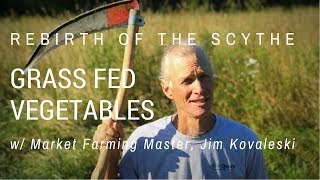 SCYTHE WITH A PRO  Old Tool  New School Jim Kovaleski [upl. by Aziul]