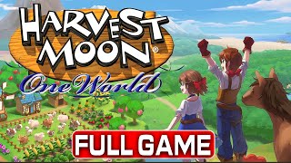 Harvest Moon One World Full Gameplay walkthrough No Commentary [upl. by Derman831]