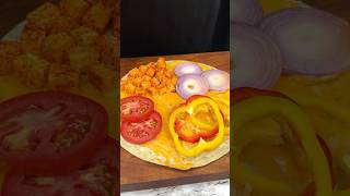 Paneer Wrap ASMR Cooking shorts food cooking asmr recipe crunchytreats streetfood paneer [upl. by Ynnavoj]