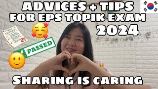 ADVICES  TIPS FOR EPS TOPIK EXAM 2024  Buhay Korea Vlog [upl. by Nerrat635]