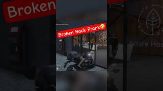 Broken back prank in gta 5 rp gta gtarp fivemfunnymoments [upl. by Croteau]