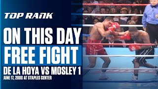 Oscar De La Hoya Falls To Sugar Shane Mosley  ON THIS DAY [upl. by Suilenrac]