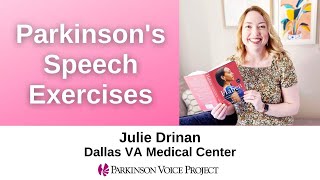 Parkinsons Speech Exercises with Julie Drinan from the Dallas VA in Dallas TX [upl. by Sankey]