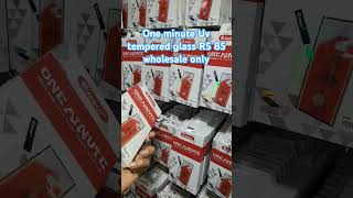 Uv tempered glass RS 85Only wholesalemarket wholesaleprice wholesale originalcharger smartphone [upl. by Karylin]