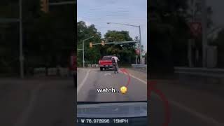 Pickup Truck Tries To Ram Cyclist Off His Bicycle 😨 [upl. by Martinez305]