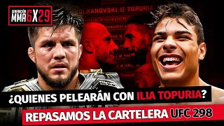 ¿QUIÉNES PELEARÁN con ILIA TOPURIA en UFC 298 [upl. by Hareema]