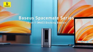 Baseus Spacemate Series 10 in 1 MAC Docking Station Hub baseus dockingstation [upl. by Bathulda]