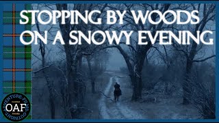 Stopping By Woods on a Snowy Evening  Robert Frost  VIDEO POEM [upl. by Naivad]