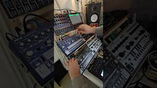 Experimenting upbeat live Behringer synths and Novation Circuit Tracks [upl. by Towney]