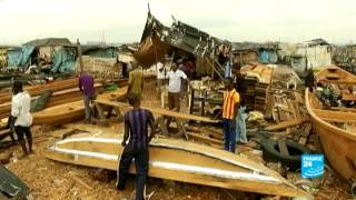 Nigeria Makoko the shanty town on the lagoon [upl. by Philbert535]