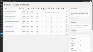 Interlinks Manager  Generate data about the internal links [upl. by Giacamo]