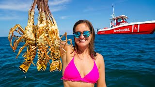 SPINY Lobster Catch Clean and Cook Fort Lauderdale Florida [upl. by Swehttam979]