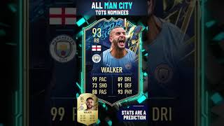 All MANCHESTER CITY TOTS Nominees Rating Predictions  FIFA 22 Premier League Team Of The Season [upl. by Marvin]