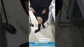 See our patient walking confidently after knee replacement surgery by Dr Saurabh Giri [upl. by Ohare]