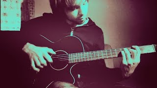 4 Acoustic Fingerstyle Improvisation With Chorus Effect  David Basic [upl. by Patti]