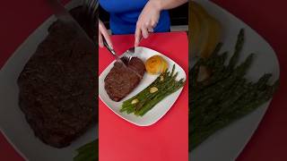 Easy Steak Dinner in minutes 🥩easyrecipes steak dinnerideas airfryer [upl. by Ledda]