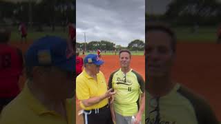 SATURDAY SENIOR SOFTBALL Rooster’s Nunzio Interview “Keys to Getting Out of a Slump” [upl. by Kellyann]