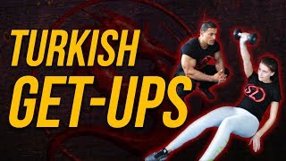 TURKISH GETUPS  Functional Training Series by Silvio Simac [upl. by Jasik762]