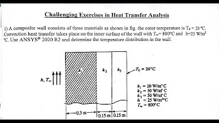 Challenging Problem 1  Convective Heat Transfer [upl. by Nnayr170]