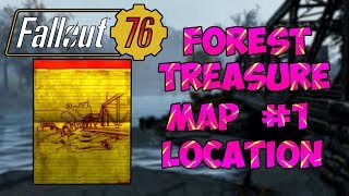 Forest Treasure Map 1 Location  Fallout 76 [upl. by Marie-Jeanne711]