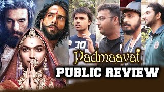 Padmaavat Public Reaction  First Day First Show Excitement  Deepika Shahid Kapoor Ranveer Singh [upl. by Cynera]