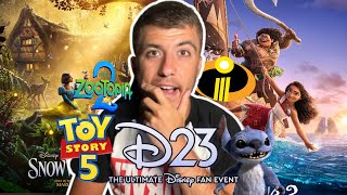 TOUTES LES INFOS DE LA D23 ✨  Toy Story 5 Indestructibles 3 Stitch Live Zootopie 2 Avatar 3 [upl. by Natsreik353]