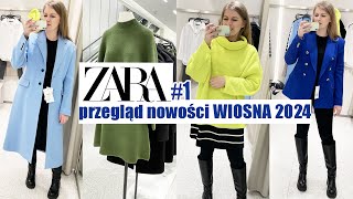 PRZEGLÄ„D WIOSENNYCH NOWOĹšCI ZARA CZ1 TRENDY WIOSNA LATO 2024 I MIERZYMY [upl. by Nicola]