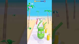 Squeeze through challenges and refresh your skills 🍊🚀 Juice Run 3D [upl. by Goebel]