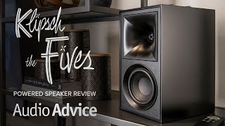 Klipsch The Fives Powered Speakers with HDMIARC  Audio Advice Review [upl. by Mccarthy499]