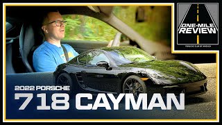 2022 Porsche 718 Cayman – More Than Enough Power  OneMile Review [upl. by Dominus]