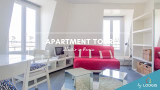 Apartment Tour  Furnished 31m2 Studio in Paris – Ref  10817549 [upl. by Pavel]