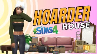 Hoarder House in the Sims 4  Stop Motion Build [upl. by Mcgraw]