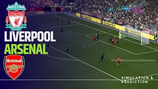 Liverpool vs Arsenal • Club Friendly Jul 31 2024  Videogame simulation [upl. by Kinney]