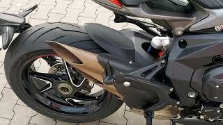 MV Agusta Brutale 800 RR 2021  Euro 5  sound factory vs titanium exhaust [upl. by Demaria833]