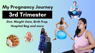 Pregnancy Journey 3rd Trimester  Prenatal Yoga Birth Preparation Diet Weight Gain Scans etc [upl. by Airemat]