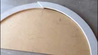 how to make arched window trim [upl. by Gruver]