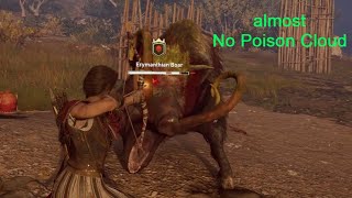 Assassins Creed Odyssey Erymanthian Boar Boss  Low Level [upl. by Hairahcez]