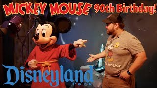 Singing Happy Birthday to Mickey as His Pals  Plus GIVEAWAY  Disneyland Vlog [upl. by Aissela]